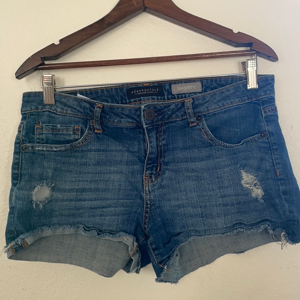 Aeropostale Shorty jean shorts size 10